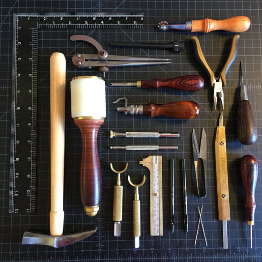 Conjunto de herramientas para cuero